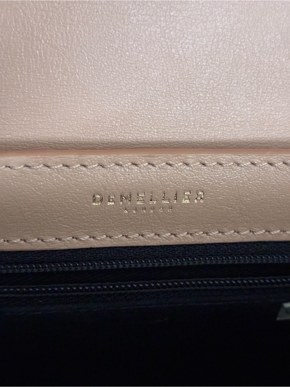 Like New DeMellier small Montreal smooth leather handbag - Picture 5 of 12